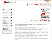 Tablet Screenshot of caterparts.com